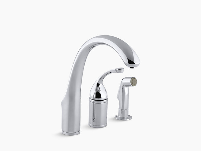 K 10430 Forte Single Handle Remote Valve Kitchen Sink Faucet